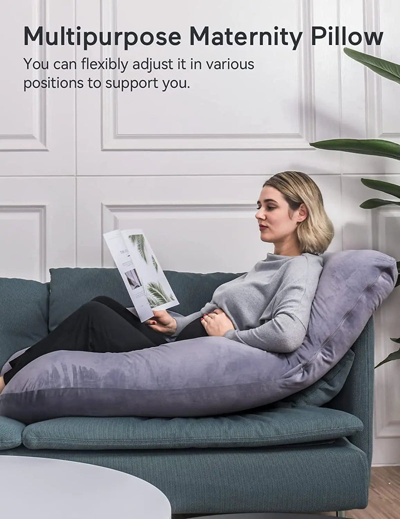 salelink.co.nz Unbranded Pregnancy Pillow - Grey Pregnancy Pillow - Grey | Action Outdoors NZ