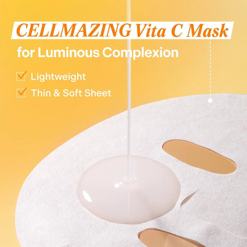 Poppy Gifts Skin Care Torriden Cellmazing Vita C Brightening Mask 10 Pack Torriden Cellmazing Vita C Brightening Mask 10 Pack