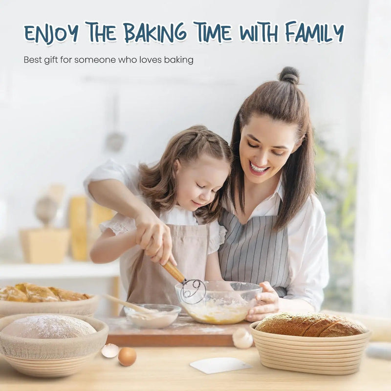 salelink.co.nz Unbranded Bread Proofing Basket Set Bread Proofing Basket Set | Action Outdoors NZ