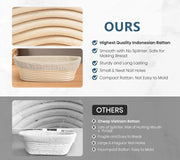 salelink.co.nz Unbranded Bread Proofing Basket Set Bread Proofing Basket Set | Action Outdoors NZ
