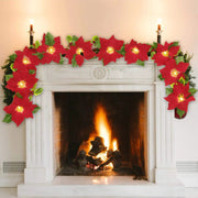 10LED Christmas Red Flower Tree Light Xmas Light String Lights – view 3