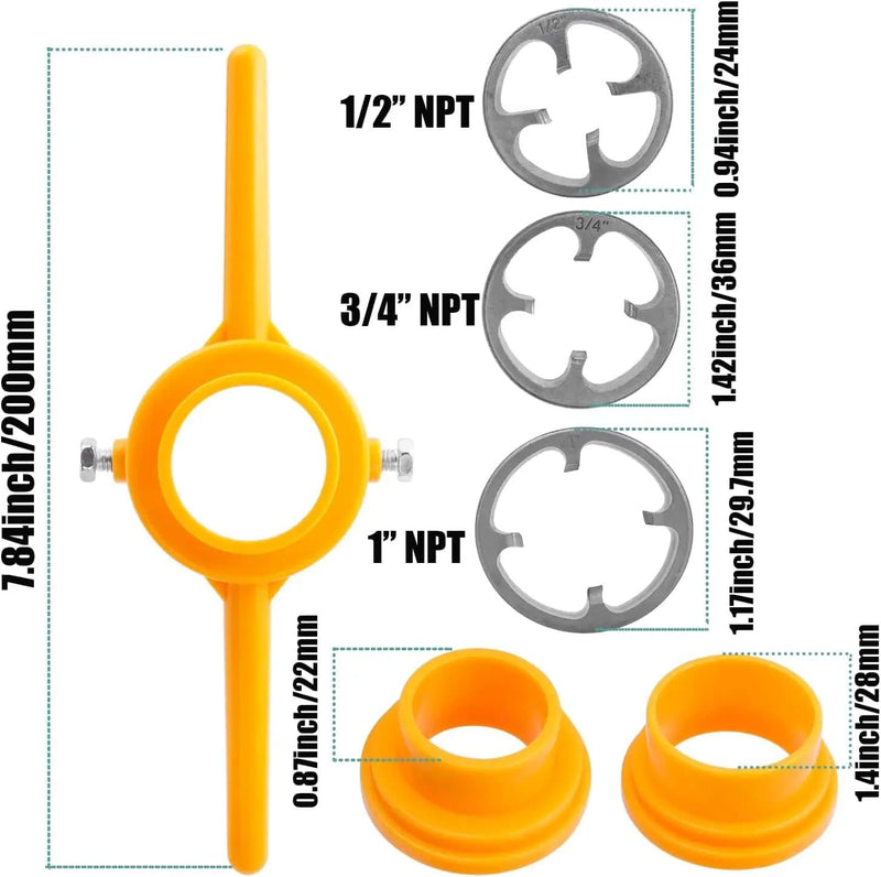 salelink.co.nz Unbranded PVC Pipe Threading Kit PVC Pipe Threading Kit | Action Outdoors NZ