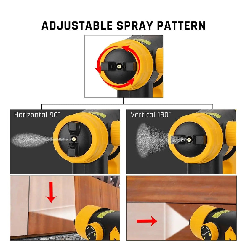Cordless Spray Gun Paint Sprayer Fits Dewalt 18V Battery – view 2