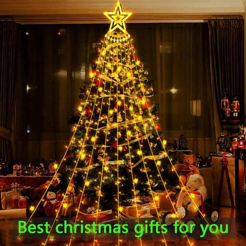 Christmas Lights Outdoor Waterfall Light Decoration – view 3