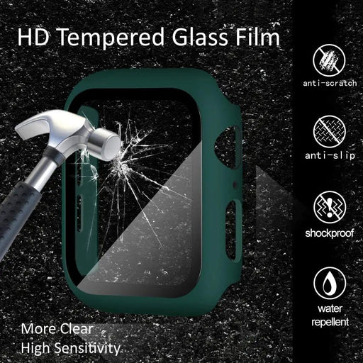 salelink.co.nz Unbranded 42mm Apple Watch Case Cover + Glass Screen Protector Apple Watch 42mm Case Cover With Tempered Glass