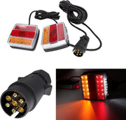 Magnetic LED Trailer Light Kit with 7 Pin Plug – view 1