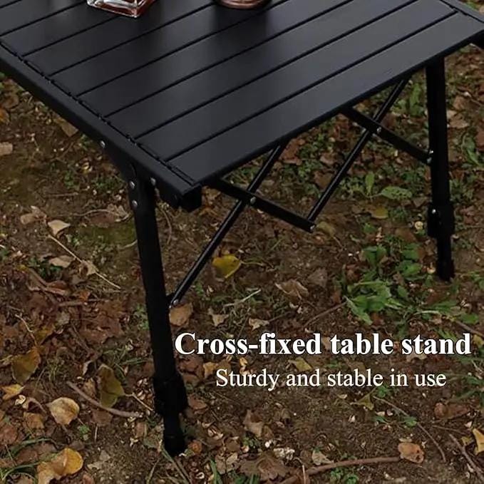 ECOTREK Table Aluminium Height Adjustable Egg Roll Camping Table – Portable Outdoor Table 89cm TYGM1521 Aluminium Height Adjustable Egg Roll Camping Table – Portable Outdoor Table 89cm TYGM1521