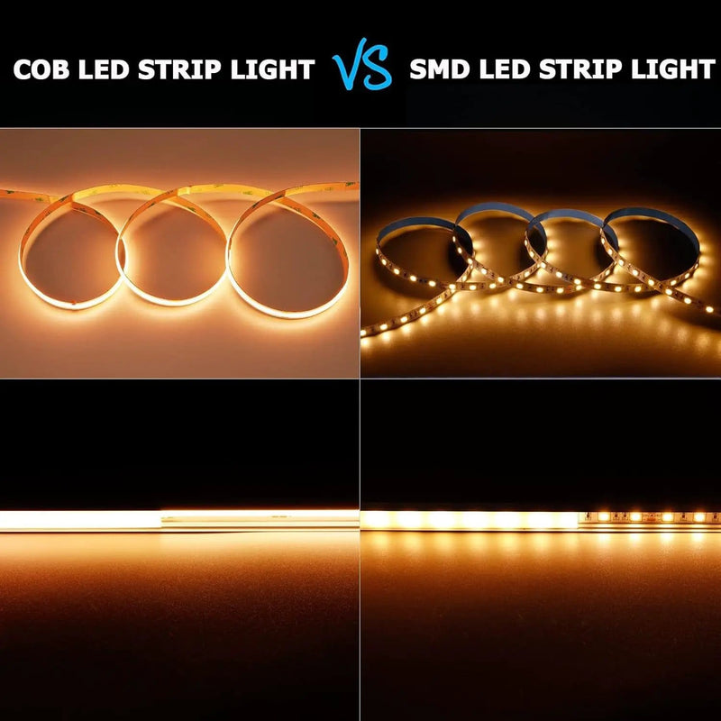salelink.co.nz Unbranded 24V COB Warm White 5M LED Strip Light 24V COB Warm White LED Strip Light 5m Roll