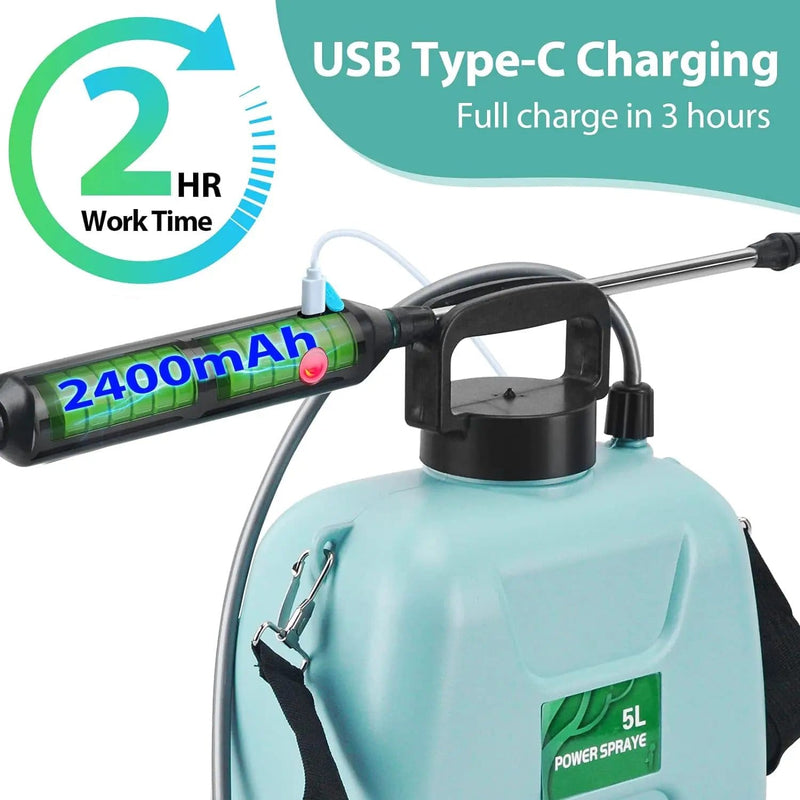 salelink.co.nz Unbranded Electric Sprayer Plant Mister 5L Electric Sprayer Plant Mister 5L | Action Outdoors NZ