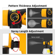 Cordless Spray Gun Paint Sprayer Fits Dewalt 18V Battery – view 3