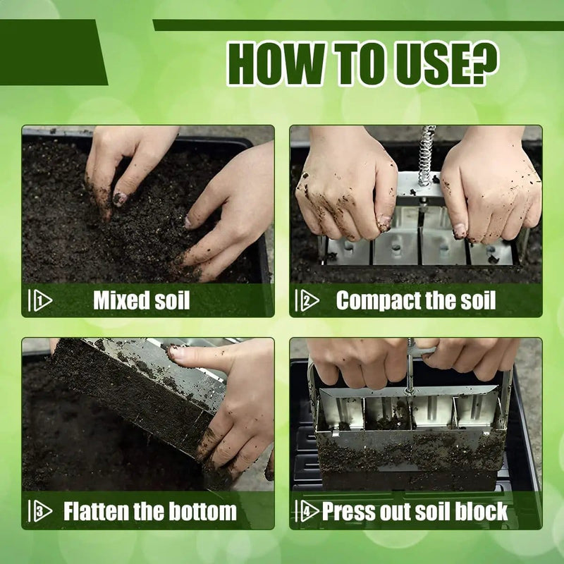 salelink.co.nz Unbranded Manual Soil Blocker Manual Soil Blocker | Action Outdoors NZ
