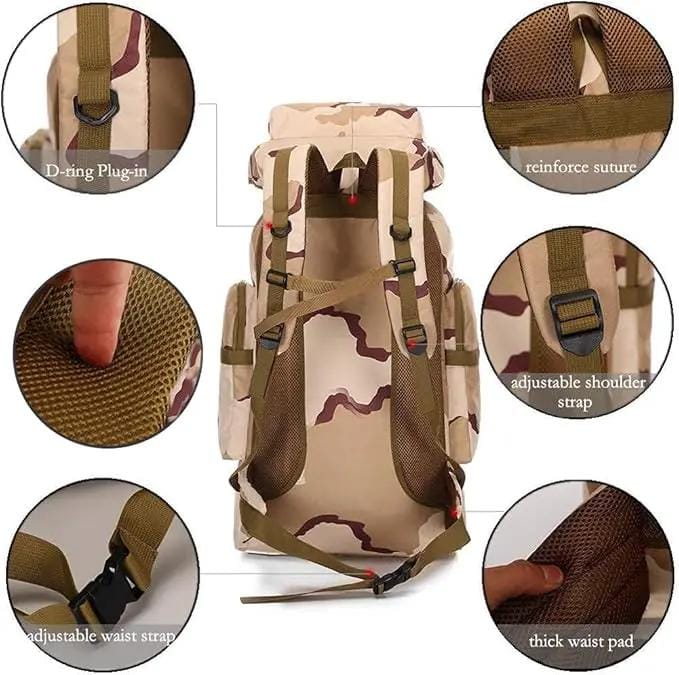 ECOTREK Backpack ECOTREK-80L Hiking & Camping Backpack – Waterproof & Durable BDHS9131 ECOTREK-80L Hiking & Camping Backpack – Waterproof & Durable BDHS9131