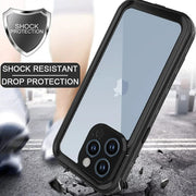 salelink.co.nz Unbranded iPhone 13 Pro Max Waterproof Case Iphone 13 Pro Max Waterproof Snowproof Case Black