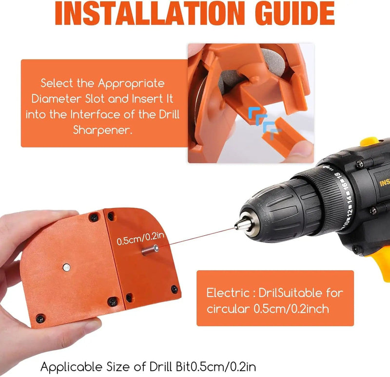 salelink.co.nz Unbranded Drill Bit Sharpener Drill Bit Sharpener | Action Outdoors NZ