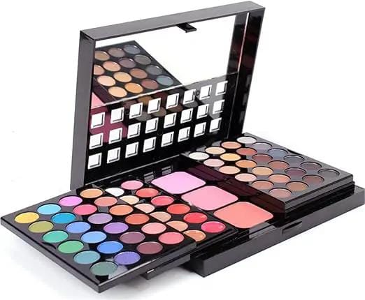 Poppy Gifts Professional 78 Colors Eye Shadow Palette Makeup Contouring Kit Professional 78 Colors Eye Shadow Palette Makeup Contouring Kit
