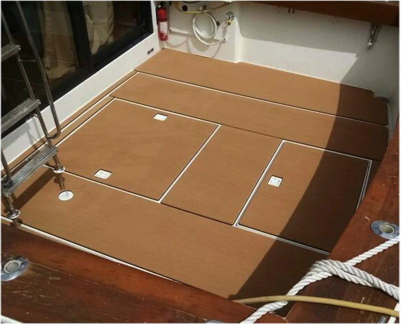 90x240cm Self Adhesive Boat EVA Foam Teak Sheet – view 3