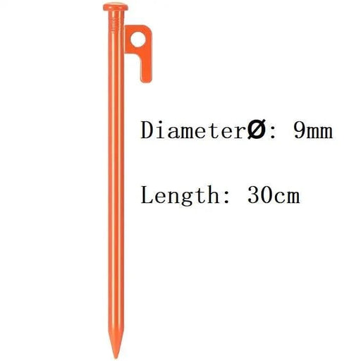 ECOTREK accessories Heavy Duty Steel Tent Stakes – 30cm Metal Tent Pegs JP51604 Heavy Duty Steel Tent Stakes – 30cm Metal Tent Pegs JP51604