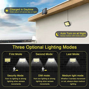 Solar Light Motion Sensor Security Led Flood Light Outdoor Garden Light – view 2