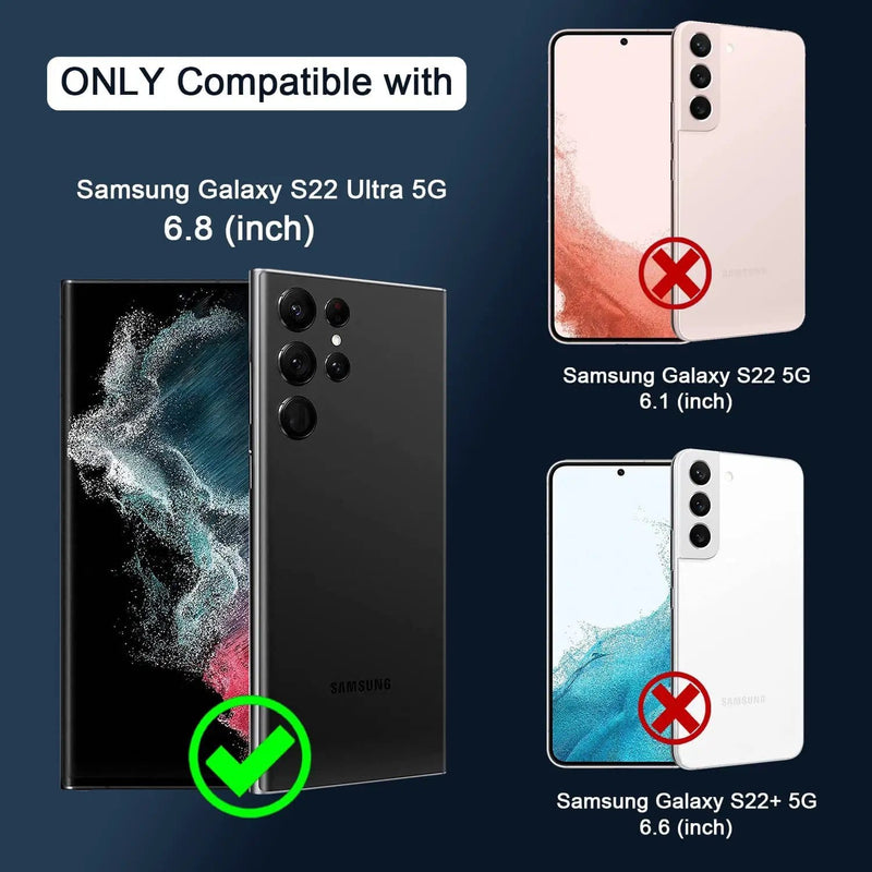 Samsung Galaxy S22 Ultra Camera Lens Protector Cover tempered glass – view 3