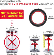 Dust Bin Top Fixed Sealing Ring Replacement for Dyson V11 V15 – view 2