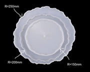 Fruit Tray Coaster Moulds Geode Agate Tray Serving Board Moulds – view 10