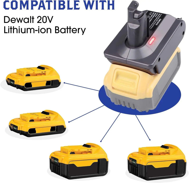 Dewalt to Dyson V6 Battery Adapter Converter – view 3