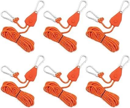 ECOTREK Ecotrek Reflective Ratchet Guy Ropes – Adjustable Tent Tie Down Ropes with Pulley JP5687 Ecotrek Reflective Ratchet Guy Ropes – Adjustable Tent Tie Down Ropes with Pulley JP5687