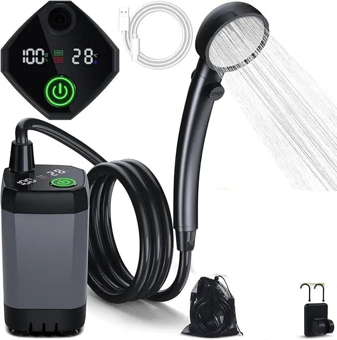 salelink.co.nz Unbranded Electric Shower Pump with Shower Head Electric Shower Pump with Shower Head | Action Outdoors NZ