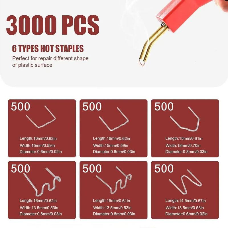 Plastic Welding Staples 3000pcs Hot Staples – view 4