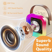 Karaoke Machine with 2 Microphones Bluetooth Speaker – view 2
