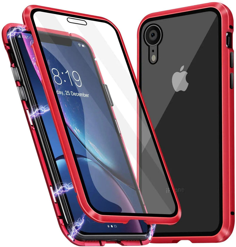 salelink.co.nz Unbranded iPhone XR Case iPhone XR Case With Built In Screen Protector Red