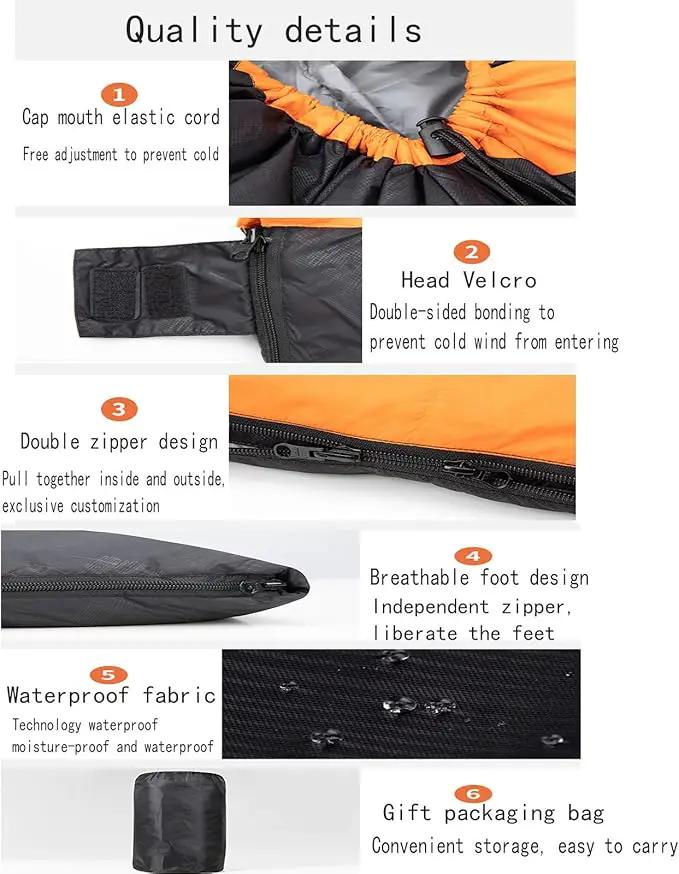 ECOTREK Sleeping bag Outdoor Single Duck Down Sleeping Bag LLL5017 Outdoor Single Duck Down Sleeping Bag LLL5017