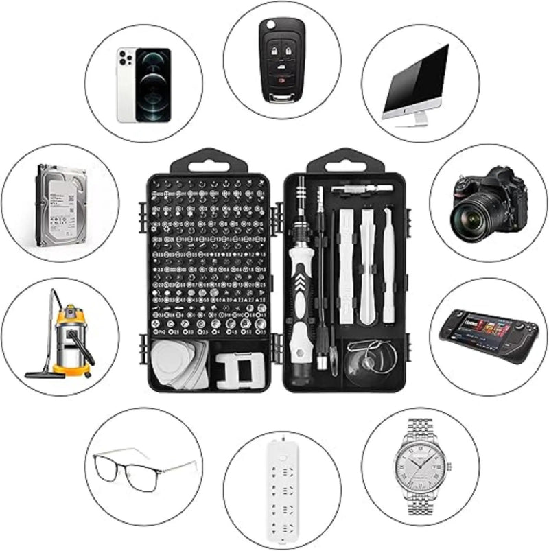 ECOTREK tool Magnetic Precision Screwdriver Set – 115 in 1  Multi Tool Kit for Electronics & DIY Repair DF5013 Magnetic Precision Screwdriver Set – 115 in 1  Multi Tool Kit for Electronics & DIY Repair DF5013