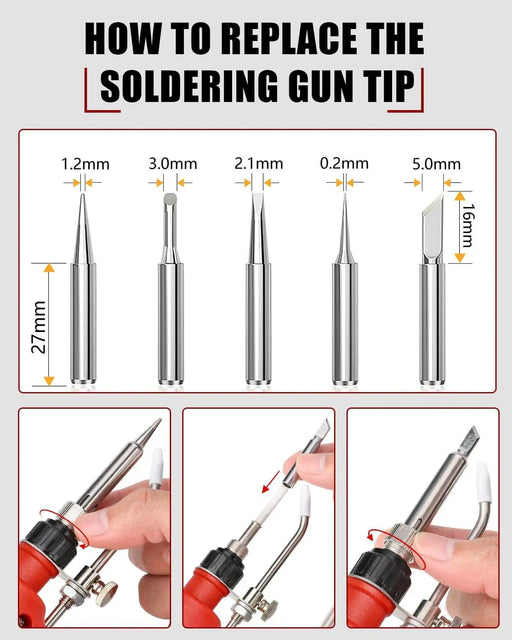 Soldering Welding Welder Iron for Milwaukee 18V Battery – view 2