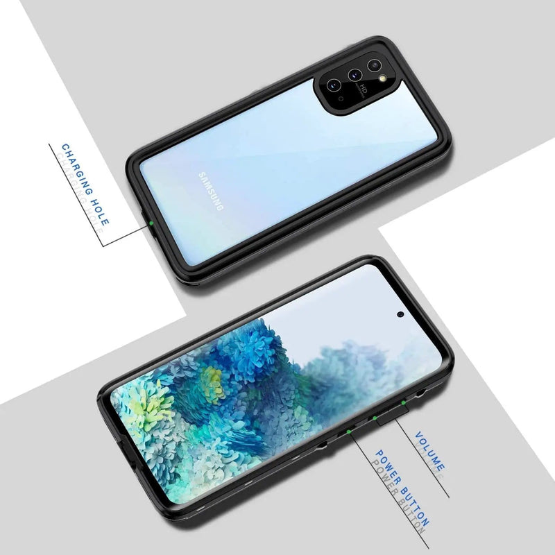 Samsung S20 Waterproof Snowproof Case Protective Black Cover – view 5