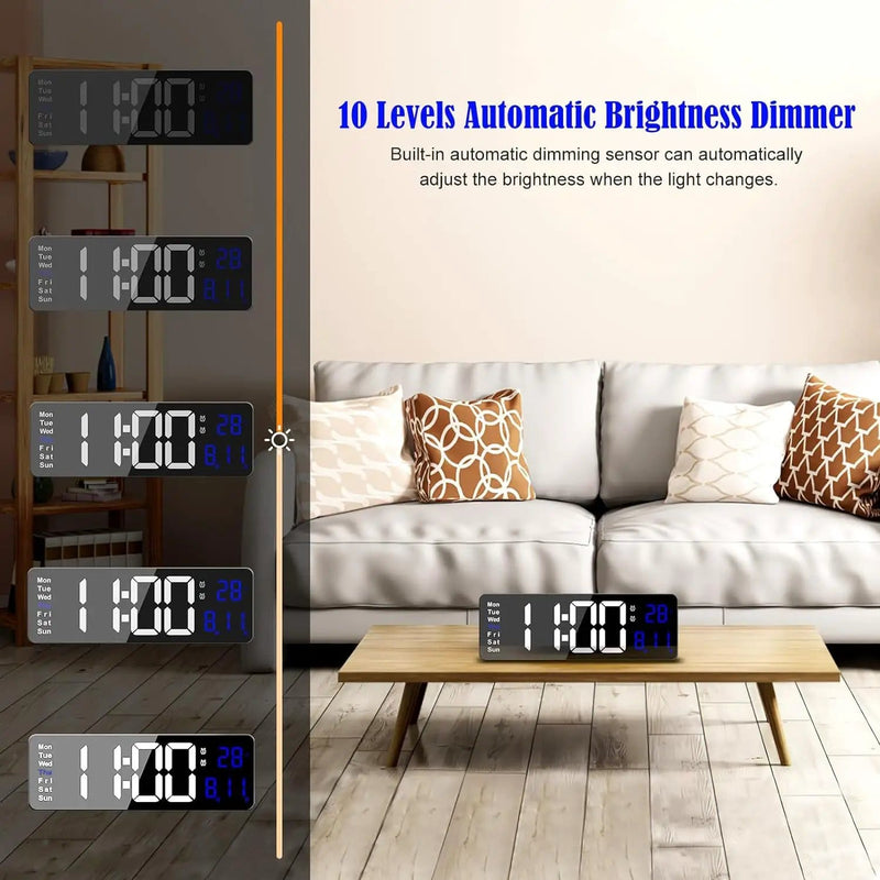 salelink.co.nz Unbranded 38.7cm Digital Wall Clock 38.7cm Digital Wall Clock (GZJ2492) | Action Outdoors NZ