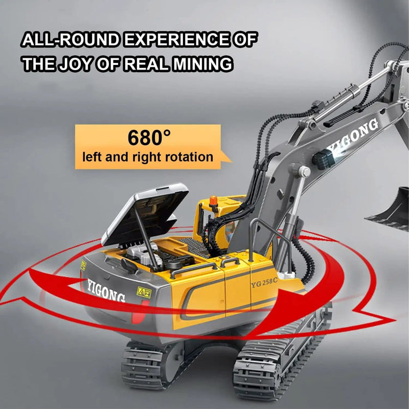 salelink.co.nz Unbranded Excavator Truck Toy Remote Control Excavator Truck Toy Remote Control | Action Outdoors NZ