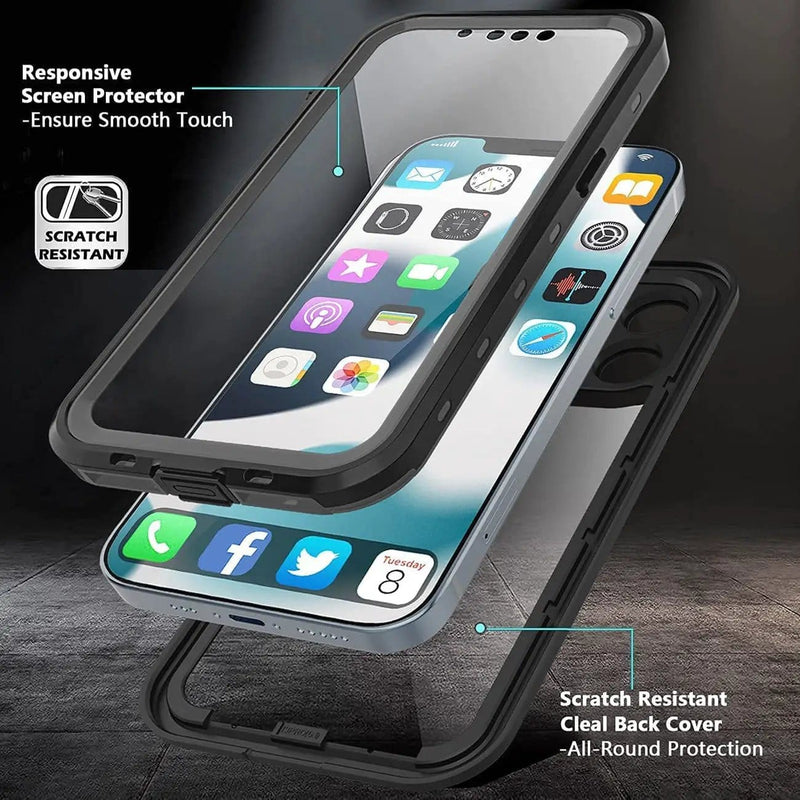 salelink.co.nz Unbranded iPhone 13 Pro Waterproof Case Redpepper Waterproof Snowproof Case For iPhone 13 Pro
