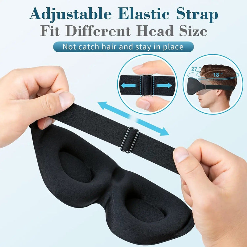 Travel Sleep Eye Mask 3D Memory Foam Padded Light Sleeping Blindfold – view 2
