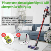 Ryobi 18V Battery to Dyson V10 Battery Adapter Converter – view 4