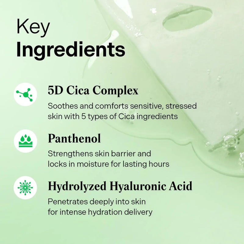 Poppy Gifts Skin Care Torriden Balanceful Cica Mask 10 Pack Torriden Balanceful Cica Mask 10 Pack