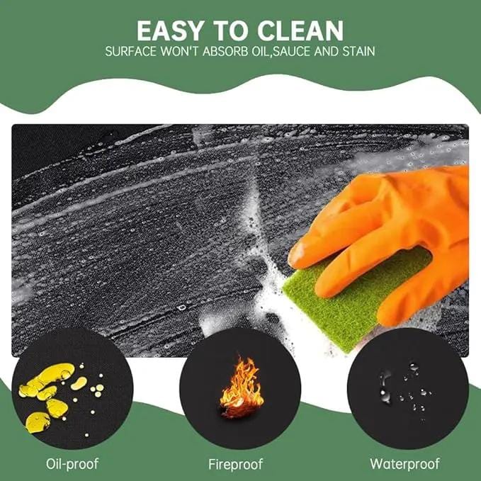 ECOTREK BBQ & Outdoor Cooking Ecotrek BBQ Grill Mat - Fireproof Deck & Patio Protector, Double-Sided Waterproof Oil-Proof HC12101 Ecotrek BBQ Grill Mat - Fireproof Deck & Patio Protector, Double-Sided Waterproof Oil-Proof HC12101
