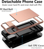 salelink.co.nz Unbranded iPhone 15 Plus Case iPhone 15 Plus Case - Card Holder Drop Protection Screen Protector ...