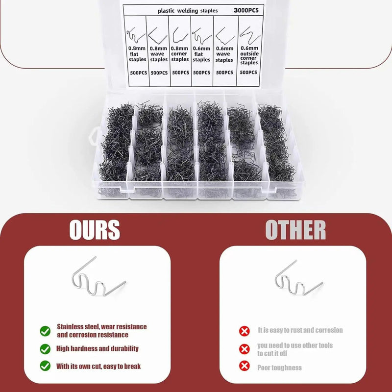 Plastic Welding Staples 3000pcs Hot Staples – view 5