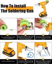 Soldering Welding Welder Iron for Dewalt 18V Battery – view 5