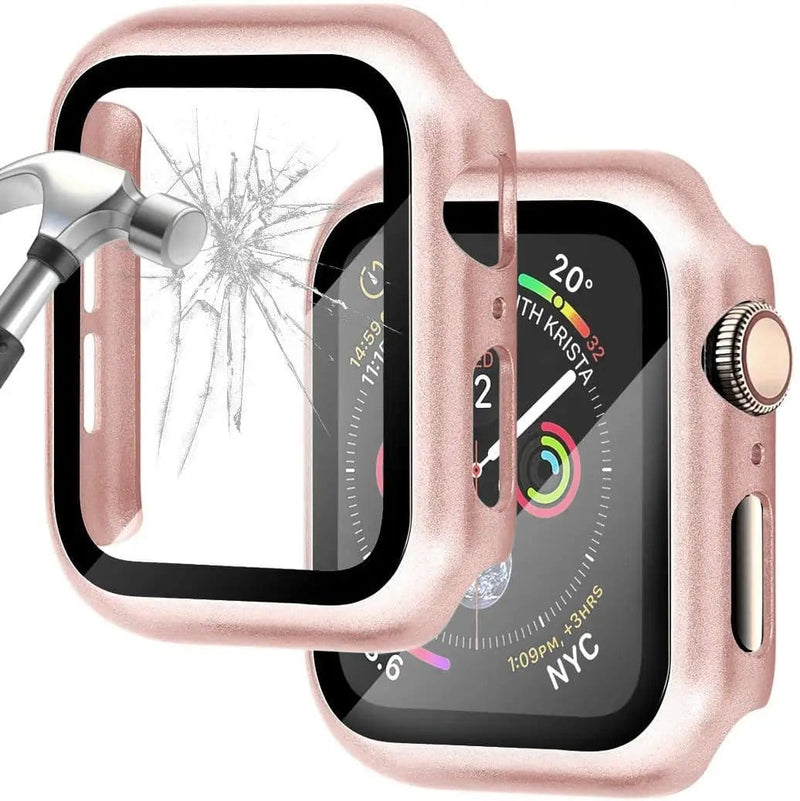 For Apple Watch 4 5 6 SE SE2 40mm Case+Tempered Glass Screen Protector – view 1