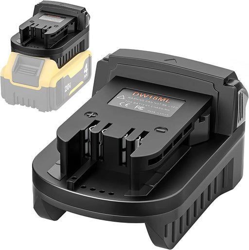for Dewalt 18V/20V Max Battery Adapter Convert to for Milwaukee M18 18V Tool Use – view 1