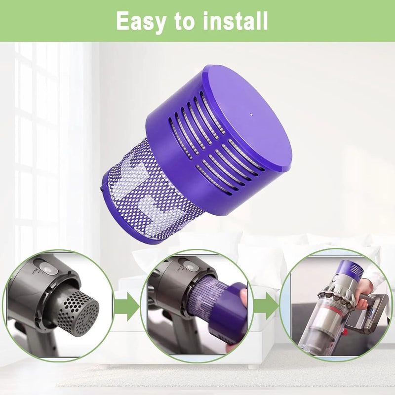 salelink.co.nz Unbranded For DYSON Vacuum Filter V10 series SV12 Dyson V10 SV12 Replacement HEPA Washable Filter