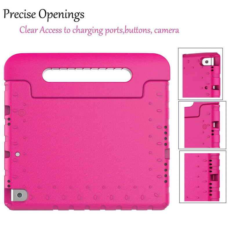 salelink.co.nz Unbranded iPad 10.2 9th Gen Kids Shockproof Case Cover iPad 10.2 9th Gen Kids Shockproof EVA Foam Case Pink