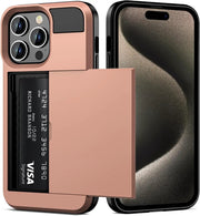 salelink.co.nz Unbranded iPhone 15 Pro Case iPhone 15 Pro Case - Card Holder Drop Protection Screen Protector (...